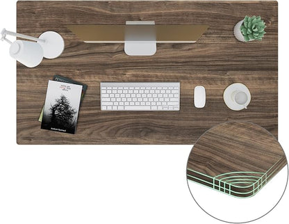 SANODESK Whole-Piece Particle Board Table Top for Standing Desk and Home Office Desk DIY, 48x24x1 Inch Walnut Veneers Desk Top