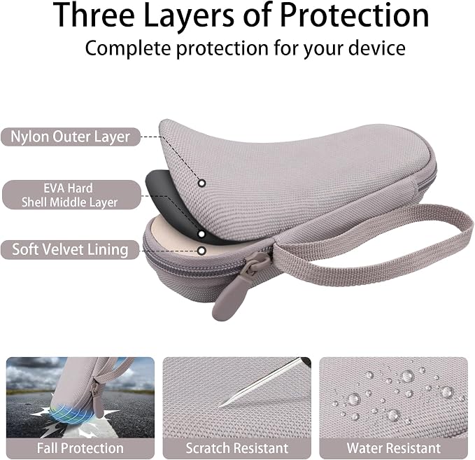 co2CREA Hard Case Replacement for Logitech Spotlight 2/1 Presentation Remote Presenter Clicker, Sand