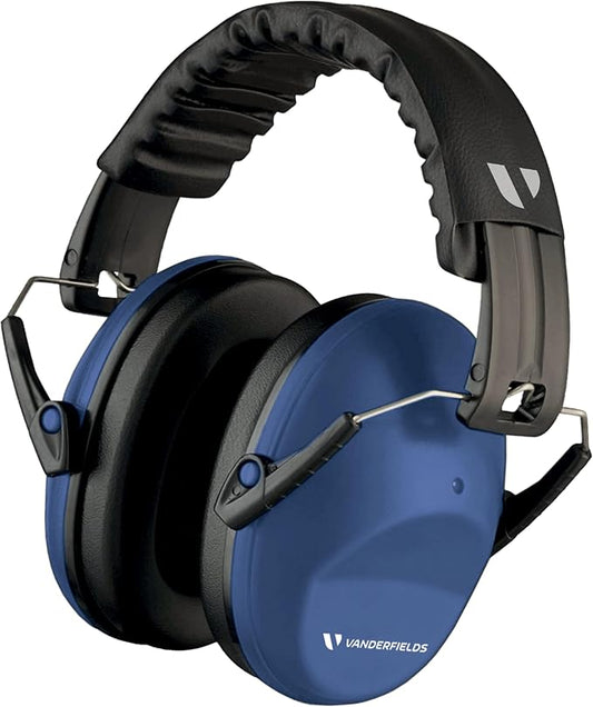 Vanderfields - Hearing Protection Ear Muffs - Over 31 dB (2K Hz) Broad Noise Cancelling Sound Reduction - Adults & Teens