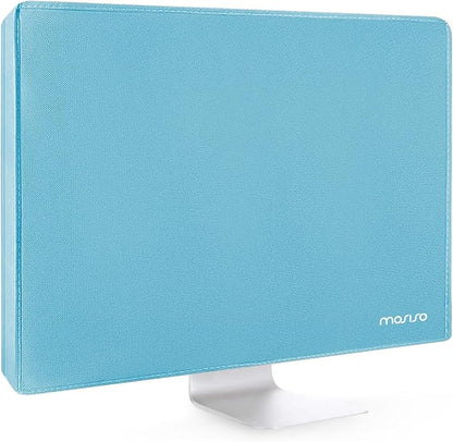 MOSISO Monitor Dust Cover 26, 27, 28, 29 inch Anti-Static Dustproof LCD/LED/HD Panel Case Computer Screen Protective Sleeve Compatible with iMac 27 inch, 26-29 inch PC, Desktop and TV, Sky Blue