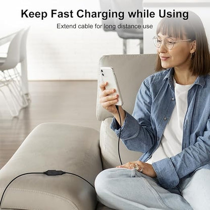 10FT USB Extension Cable,USB 3.0 Extender USB-A Extension Cord Type A Male to Female Fast Data Transfer for PC,Keyboard,Mouse,Flash Drive,Webcam,Computer,Hard Drive,Printer,Headset,USB Hubs,Camera