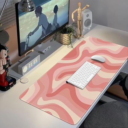 iCasso XXL Large Mouse Pad, Rubber Base Mousepad with Stitched Edges, Big Computer Mouse Mat for Office, Home, Fluid