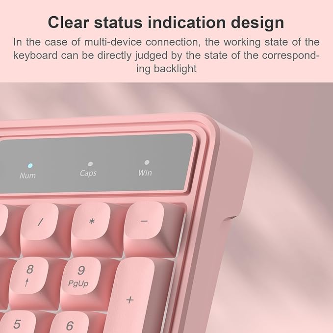 Pink Creamy Keyboard and Mouse Combo,MageGee GK980 Wired RGB Backlit Keyboard and Pink Gaming Mouse Combo,PC Keyboard and Adjustable Sensitivity Mouse for PC/loptop/MAC