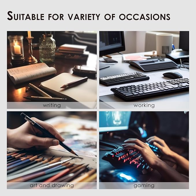 Leather Desk Mat - Non-Slip PU Desk Pad for Office and Home - Desk Organization and Accessories - Ideal for Large Mouse Pad and Desk Mats on Top of Desks (Brown,36"x 17")