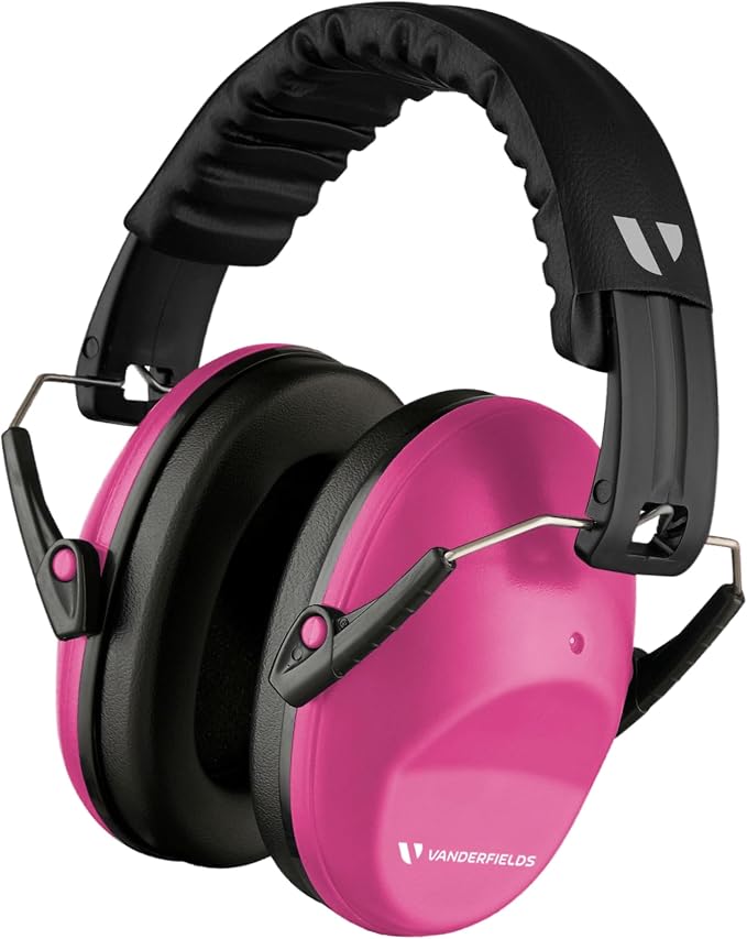 Vanderfields Hearing Protection Ear Muffs - Over 31 dB (2K Hz) Broad Noise Cancelling Sound Reduction Earmuffs for Kids 3-12