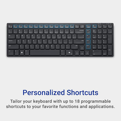 Dell KM555 Pro Compact Silent Keyboard and Mouse, Black