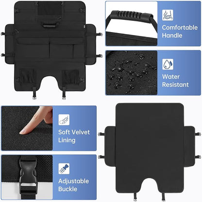 Monitor Carrying Case for 27 Inch Monitors/LCD Screens, Padded Protective Travel Bag with Handle & Multiple Pockets, Compatible with iMac 27, Desktop Monitor Dust Cover for Moving, Business Trip