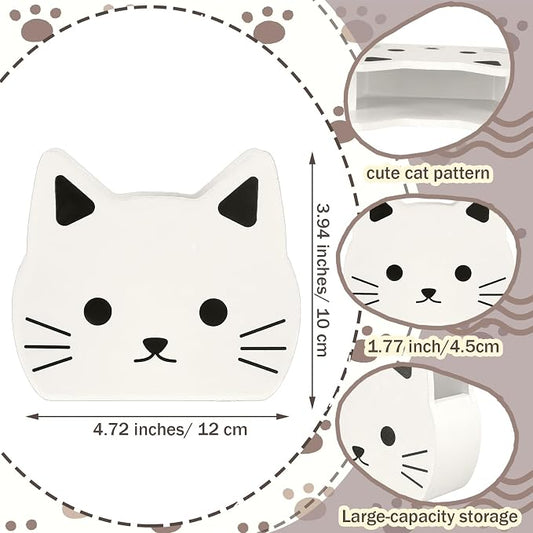 Tenceur Cat Pen Holder Cute Cat Large Capacity Pencil Holder Funny Office Decor Pencil Cup Pot Desk Organizer for Office Makeup Brush Holders Back to School Funny Gift for Coworkers Women