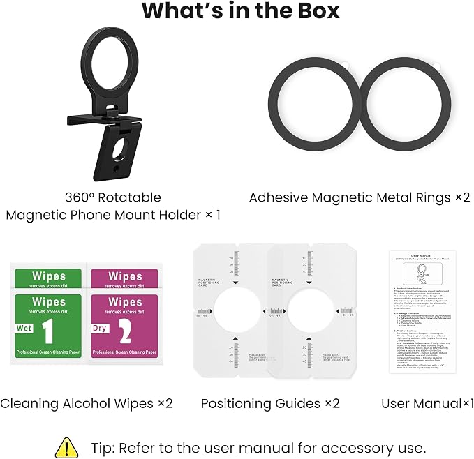 Itramax Continuity Camera Mount for iMac,360° Foldable Portable Desktop Monitor Screen iPhone Webcam Stand Holder for MagSafe iPhone 17 Pro Max Air 17e 16 15 14 13 12 Mini 11 XR XS,MacBook,Apple TV 4K