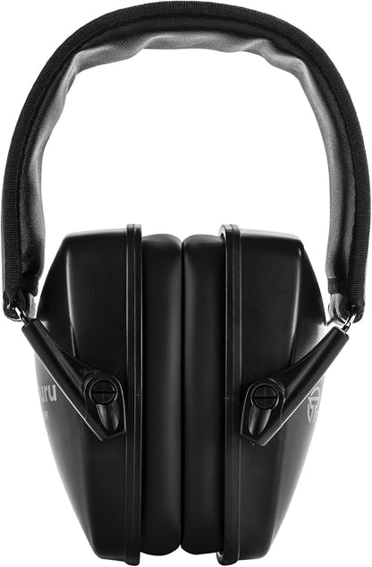 SHOTMUFFS A Lite – Passive Shooting Ear Protection Earmuffs | NRR 25dB, Memory foam ear cushion, Padded headband, Compact folding design, Ergonomic design, Comfortable