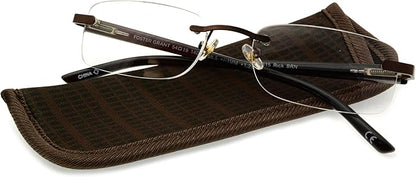Foster Grant Men's Rick Square Reading Glasses