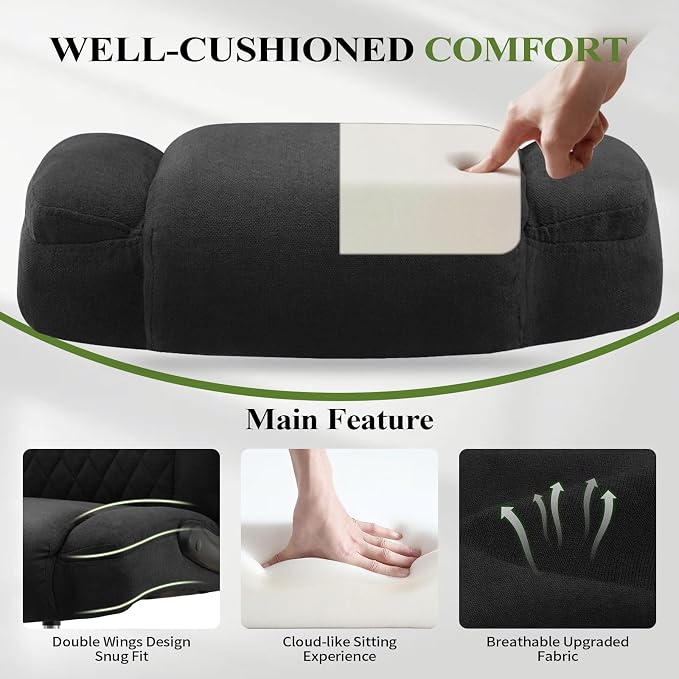 Drafting Chair Tall Office Chair for Standing Desk, Ergonomic Tall Desk Chair with Adjustable Foot Ring, Flip-Up Armrests, Lumbar Support, Comfortable Fabric Seat – Ideal for Home and Office Use