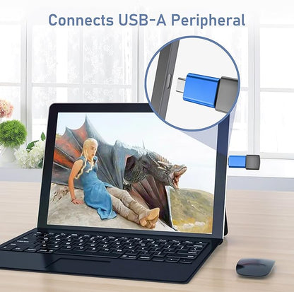 Basesailor USB C to USB Adapter 3Pack,USBC Male to USBA 3.0 Female OTG Adapter,Type C Thunderbolt 5 4 3 Converter for iPhone 17 17e 16 Max,MacBook Pro Air,Mac,iPad,Microsoft Surface,Samsung Galaxy S26