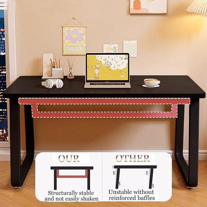 Modern Desk 47.2 Inch Computer Table Simple Style Office Writing Desk Industrial Office Table