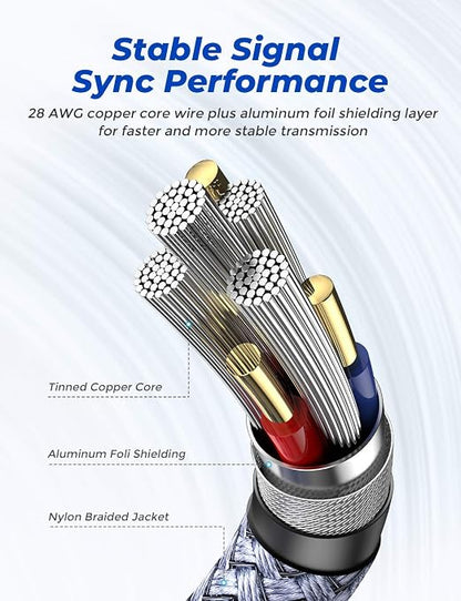 AINOPE USB to USB Cable, 3.3FT*2Pack USB 3.0 A to A Male to Male Cable [Never Rupture] Double End Type A Cord for Data Transfer, Compatible with Hard Drive Enclosures, Laptop Cooler, KVM, DVD Player