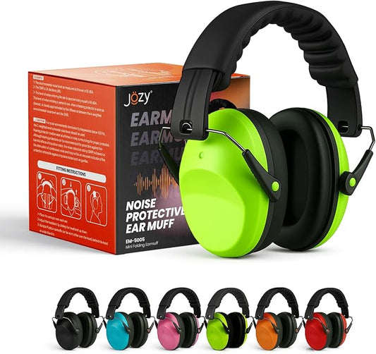 Jozy Noise Canceling Headphones for Kids, SNR 26dB Ear Protection for Autism, Sound Proof Sensory Muffs for Hearing, Concerts
