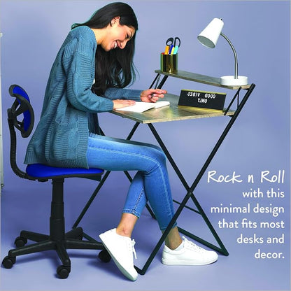 Urban Lifestyle Swivel Mesh Desk Chair, Royal Blue 21D x 21W x 33H in