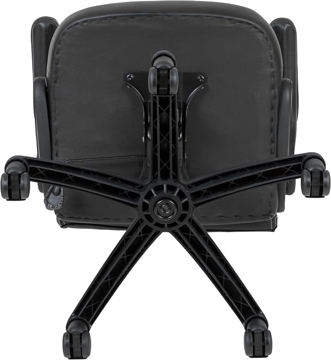 Flash Furniture X10 High-Back LeatherSoft Racing Style Gaming Chair with Flip-Up Arms, Ergonomic Padded Swivel Computer Chair, Orange/Black
