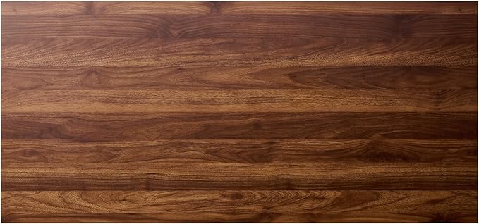 Kaboon Universal Tabletop 23.62" D x 59.1" W, Solid One-Piece Desktop for Sit Stand Desk, Double Desks, L Desk DIY,Wood Countertop Home or Commercial Use 1 inch Thick, Dark Walnut