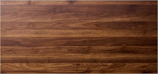 Kaboon Universal Tabletop 23.62" D x 59.1" W, Solid One-Piece Desktop for Sit Stand Desk, Double Desks, L Desk DIY,Wood Countertop Home or Commercial Use 1 inch Thick, Dark Walnut
