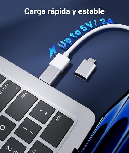 Syntech USB C to USB Adapter(2 Pack), USB-C Male to USB 3.0 Female Adapter Compatible with iPhone 17 Pro Max MacBook Pro Air 2024 iPad mini Pro Surface Pro and Other Type C or Thunderbolt 5/4 Devices