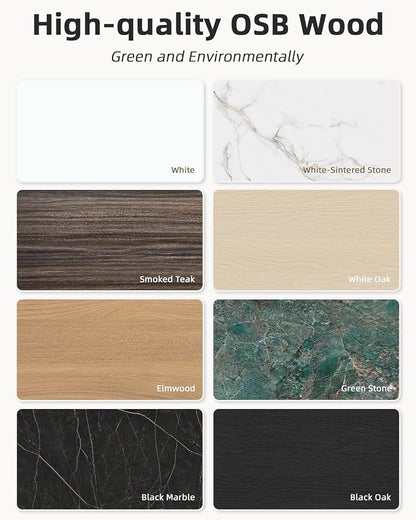 Universal 60 x 24 One-Piece Solid Wood Table Top, 1" Thick Desktop for Stand Up Height Adjustable Desk Frames, Home Office Tabletop, Countertop DIY