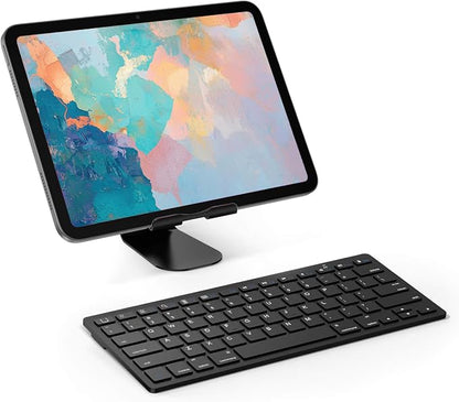 OMOTON Bluetooth Keyboard Compatible with iPad A16 11th 10th Generation, iPad 10.2 (9th/8th/7th), iPad Pro 13/12.9/11 inch, iPad Air/Mini, iPhone and More iOS Devices, Black