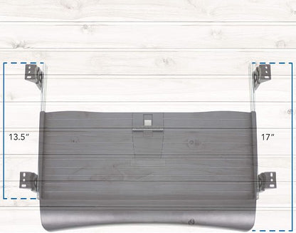 Mount-It! Keyboard Tray Under Desk with Adjustable Mouse Platform – Easy-Glide Sliding Drawer Under Desk Slide Out – Ergonomic Under Key Board Shelf for Office, Gaming, and Workstations