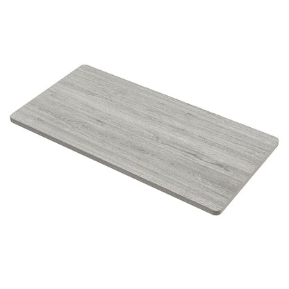 SANODESK Universal Tabletop 60"x24"x1" Thickness One-Piece Table Top Rectangular Particle Board for Standing Desk and Home Office Desk Countertop DIY,White Wood Top