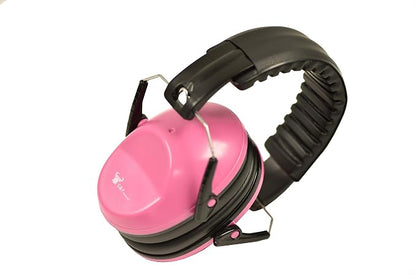 Earmuff hearing protection with low profile passive folding design 26dB NRR and reduces up to 125dB