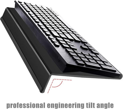Computer Keyboard Stand Acrylic Keyboard Tray with Rubber Strip Ticker Acrylic Keyboard Riser Holder for Easy Ergonomic Typing and Working at Home and Office