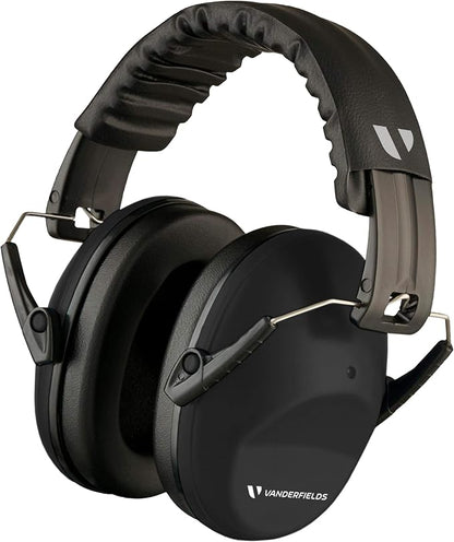 Vanderfields - Hearing Protection Ear Muffs - Over 31 dB (2K Hz) Broad Noise Cancelling Sound Reduction - Adults & Teens