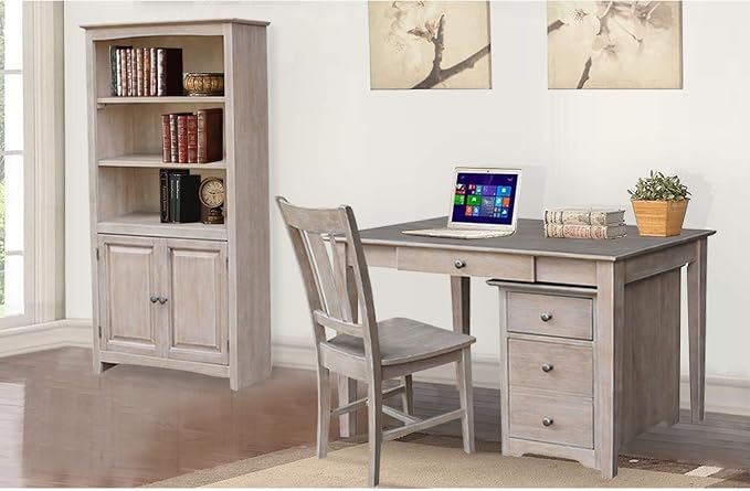 International Concepts Writing Desk, Washed Gray Taupe