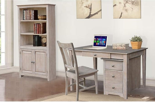 International Concepts Writing Desk, Washed Gray Taupe
