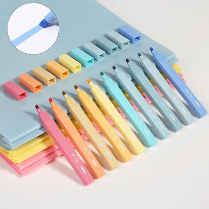 Mr. Pen- Aesthetic Bible Highlighters No Bleed Through, 10 Pack | Pastel Colors, Cute Highlighter for Journaling Supplies and School Accessories, Bible Highlighters and Pens No Bleed