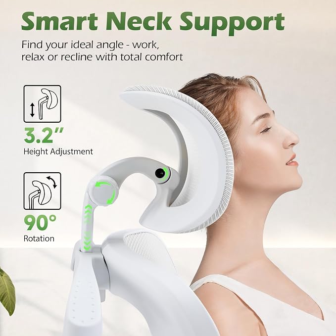 AreShark Office Chair Ergonomic Desk Chairs with Adjustable Lumbar Support& Headrest Hanger, High Back Breathable Mesh Chair with Wheels, Rolling Swivel Comfy Task Computer Chair for Home Work Gaming