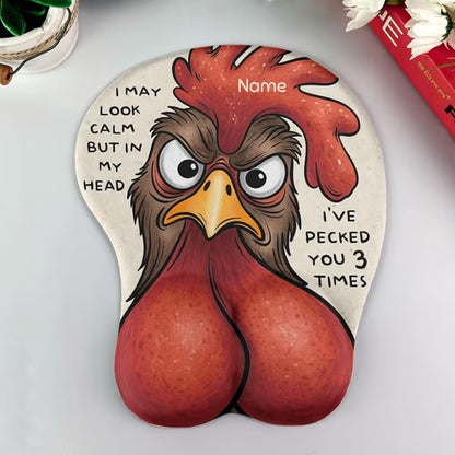Custom Face Funny & Naughty Personalized Photo 3D Mouse Pad, Custom Face Sexy Body 3D Mouse Pads for Naughty Couple Funny Coworkers Troll, 3D Mouse Pads Adult Jokes Gifts for Couple Coworker Troll (4)