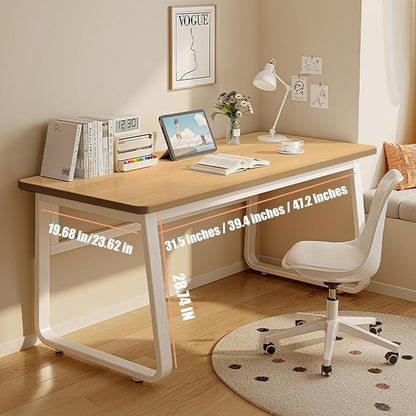 Modern Desk 55 Inch Computer Table Simple Style Office Writing Desk Industrial Office Table