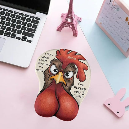 Custom Face Funny & Naughty Personalized Photo 3D Mouse Pad, Custom Face Sexy Body 3D Mouse Pads for Naughty Couple Funny Coworkers Troll, 3D Mouse Pads Adult Jokes Gifts for Couple Coworker Troll (4)