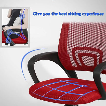 Office Chair Ergonomic Cheap Desk Chair Mesh Executive Computer Chair with Arms for Back Pain, Set of 2