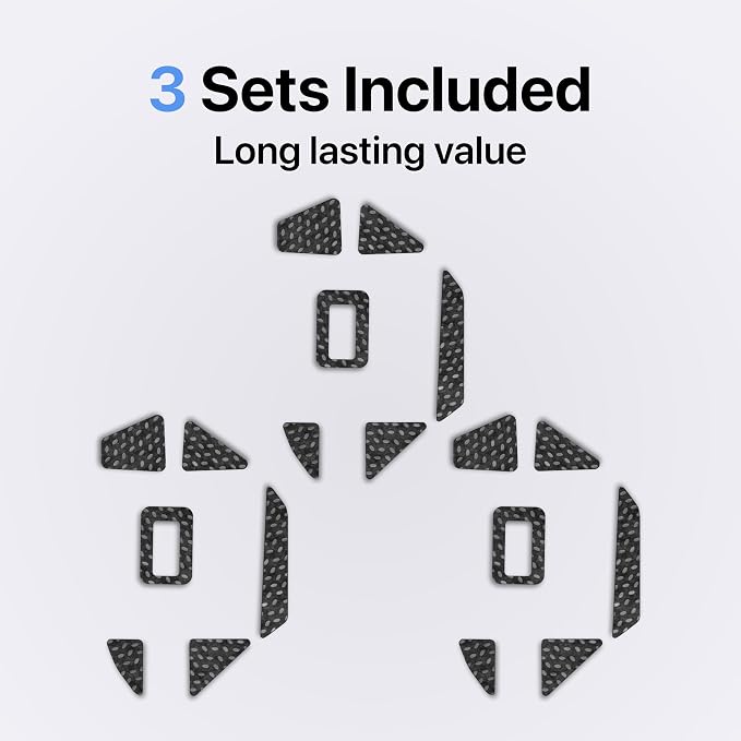 Adhesive Mouse Pad, 3 Pack - Minimalist Mousepad for Razer Basilisk Ultimate