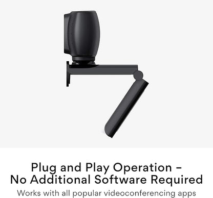MEE Audio 201W 1080p HD Webcam with Mini Tripod, Wide Angle Lens, Microphone, Autofocus, Low Light Correction for Zoom Video Calling; USB Streaming Web Camera for Computer PC Mac Laptop Desktop