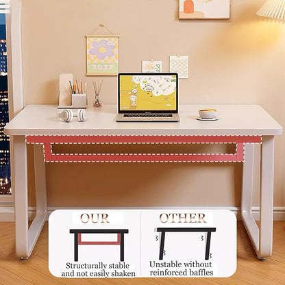 Modern Desk 39.4 Inch Computer Table Simple Style Office Writing Desk Industrial