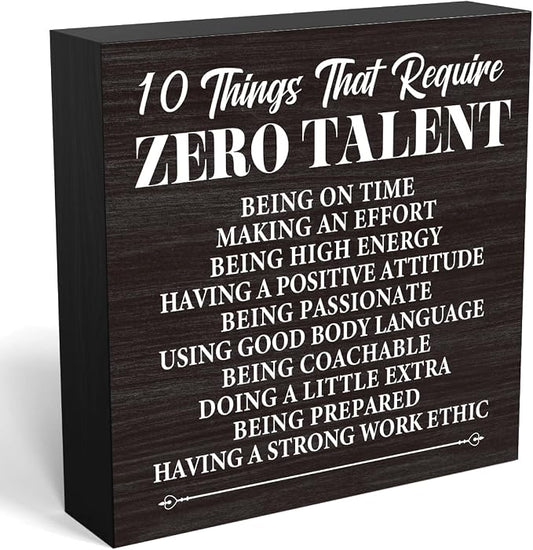 mmiishe Motivational Gifts Cheer Up Gifts Retro Office Decor for Men Women | High School Classroom Decor Encouragement Gift for Coworkers Leader Friend Inspirational Gift Office Bedroom 5 x 5 Inches