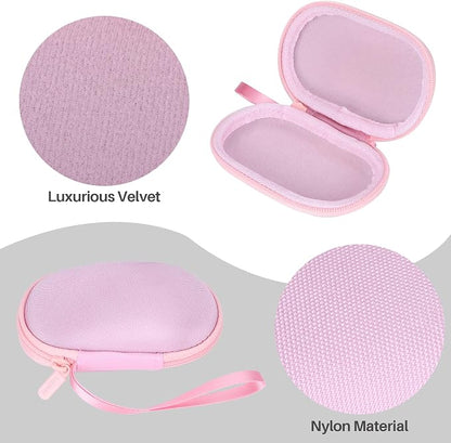 Lebakort Storage Case Compatible with Logitech Signature M650 L / M550 L Full Size Mouse (Rose Case)