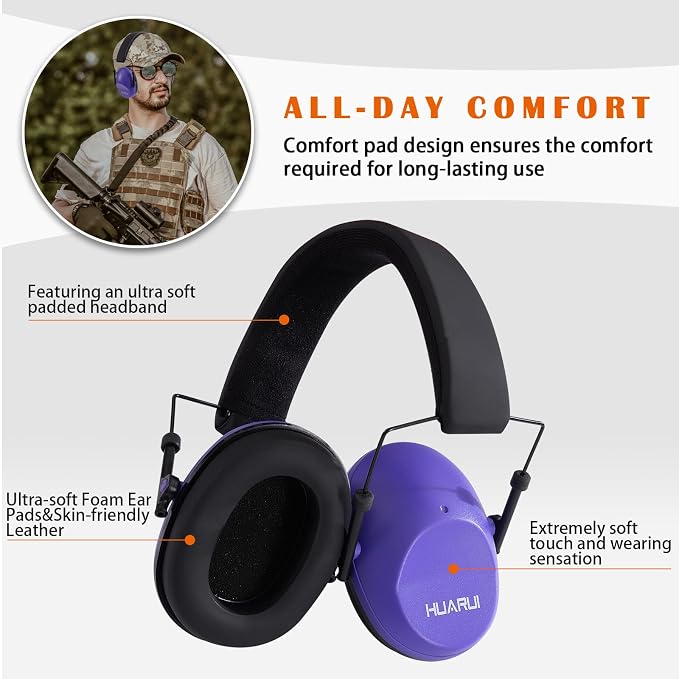 Ear Protection noise cancelling headphones For Adults, Children, Sensory Autism Hearing Protection Safety Earmuffs