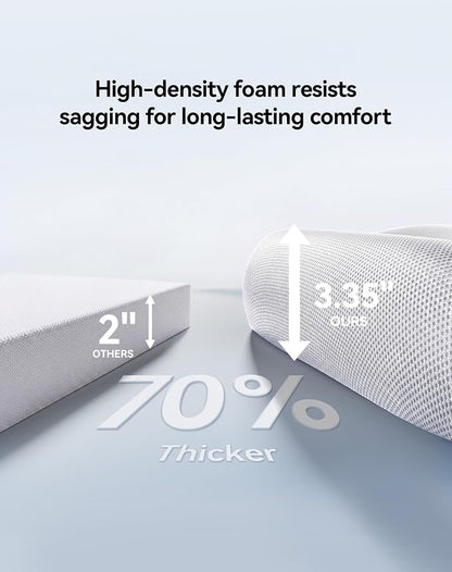 SIHOO B100 SE Office Chair, Soft Memory Foam Desk Chair with Adaptive Lumbar Support & 2D Flip-up Armrests, 135° tilt Computer Chair for Home Office, White