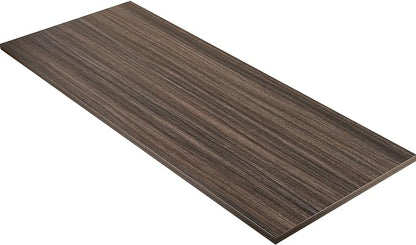 Kaboon Universal Tabletop 55"x20", Solid One-Piece Melamine Table Top, Double Desk L-Desk DIY, Home and Office,Eucalyptus