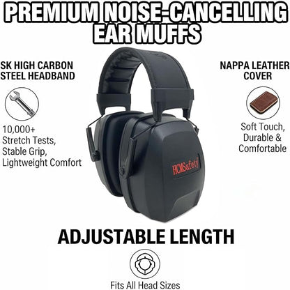 Ear Muffs For Noise Reduction Cancelling Hearing Protection Headphones Earmuffs Shooting Gun Range SNR 36dB Mowing