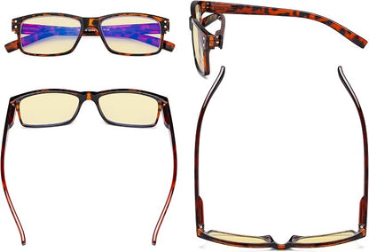 Eyekepper 5-pack Blue Light Blocking Glasses Yellow Tinted